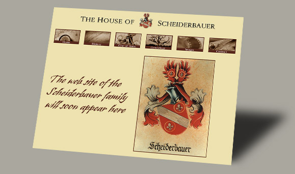 The web site of the Scheiderbauer family will soon appear here